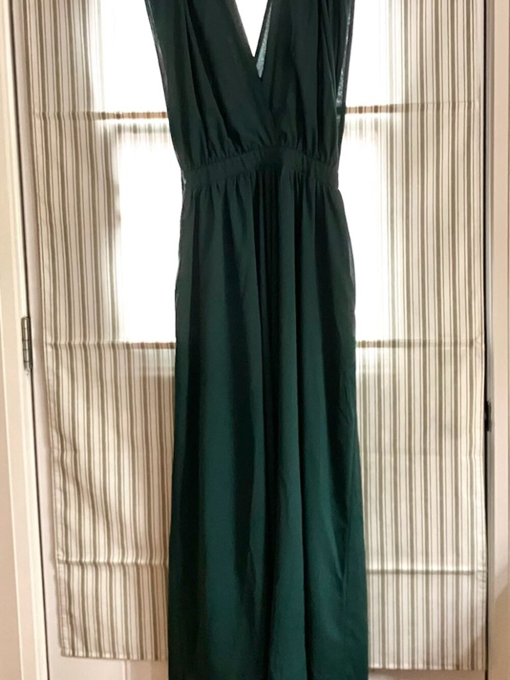Forest Green, Chiffon Jumpsuit for Wedding Guests/Cocktail/Formal Attire, BNWT